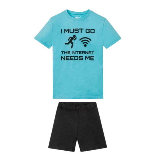 PEPPERTS Boys Set L / Multi-Color PEPPERTS - Short-Sleeved T-shirt andShorts Set