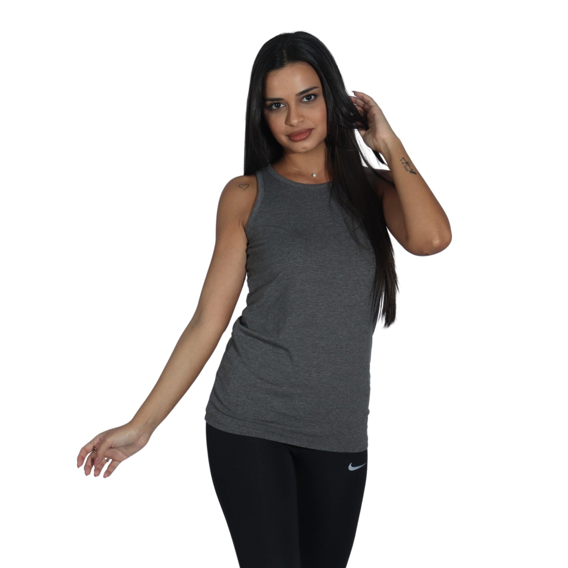 PETROL Womens Tops S / Grey PETROL - Pull Over Tank Top