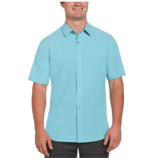 PGATOUR Mens Tops S / Blue PGATOUR - Woven Dobby Shirt