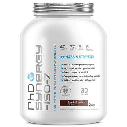 PHD Sports Supplements Double Chocolate PHD -  SYNERGY-ISO-7 2KG 30 SERVINGS