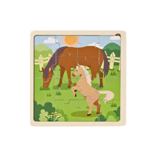PLAYTIVE Toys PLAYTIVE - Wooden puzzle horse