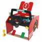 PLAYTIVE Toys Red PLAYTIVE -  WOODEN TOY CAR MECHANIC