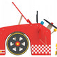 PLAYTIVE Toys Red PLAYTIVE -  WOODEN TOY CAR MECHANIC