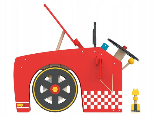 PLAYTIVE Toys Red PLAYTIVE -  WOODEN TOY CAR MECHANIC