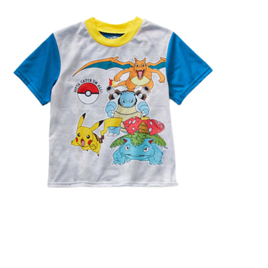 POKEMON Boys Tops M / Multi-Color POKEMON - Printed Design T-Shirt