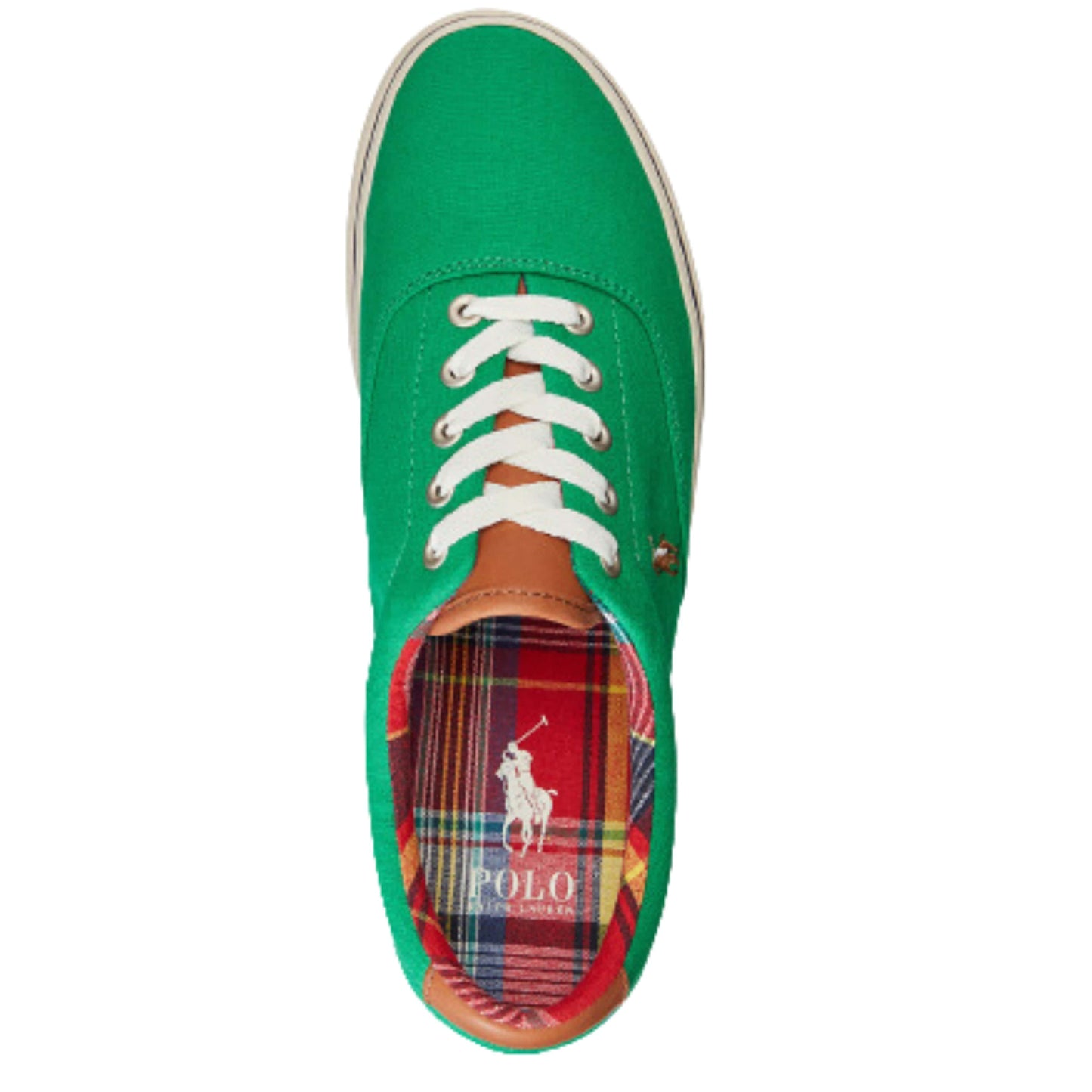 POLO Mens Shoes 45 / Green POLO - KEATON CANVAS & LEATHER PONY SNEAKERS