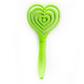 PRETTY LADY Hair Styling Tools Green PRETTY LADY - Heart Shape Flexible Vent  Hair Brush