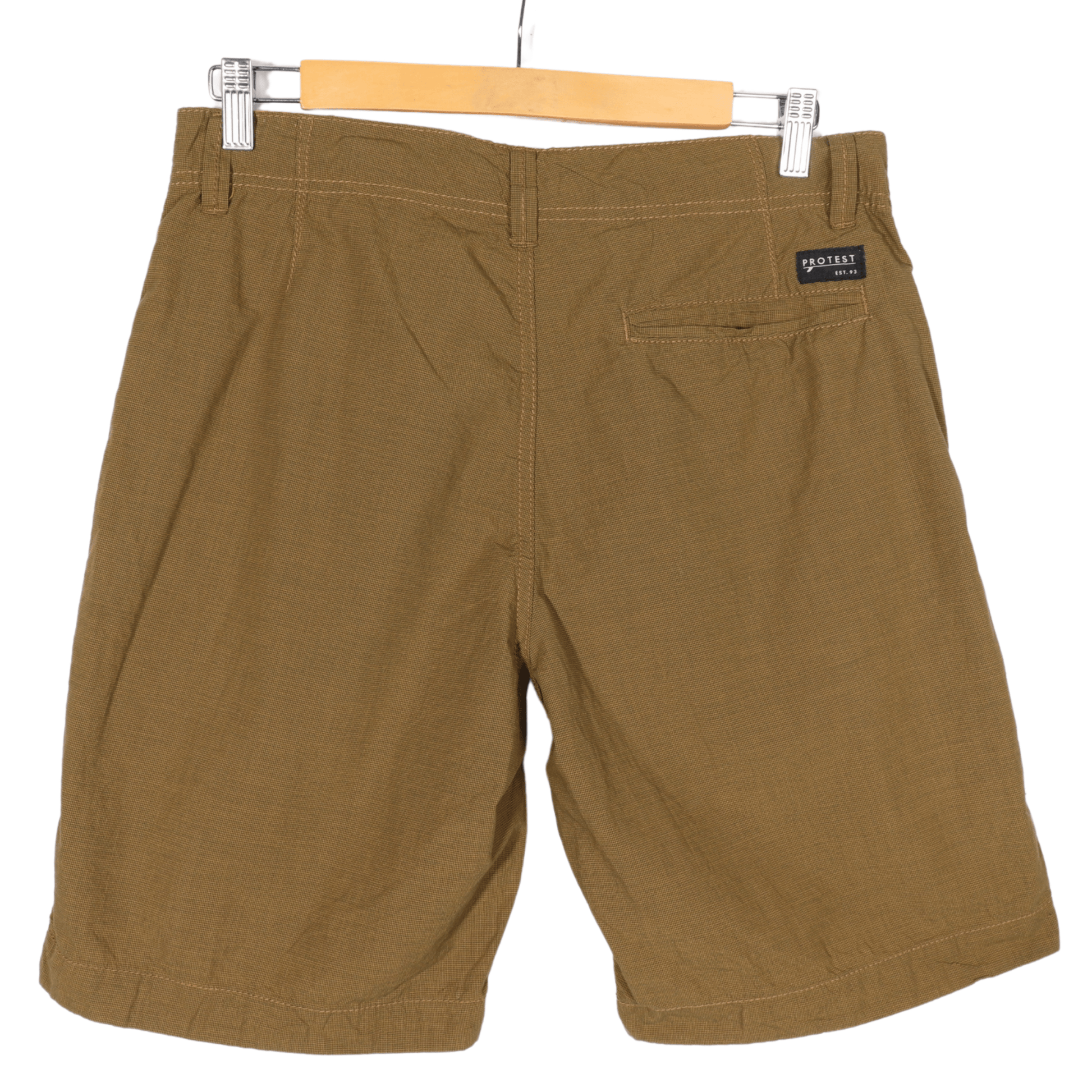 PROTEST Mens Bottoms S / Green / 29 PROTEST - Cotton plain shorts