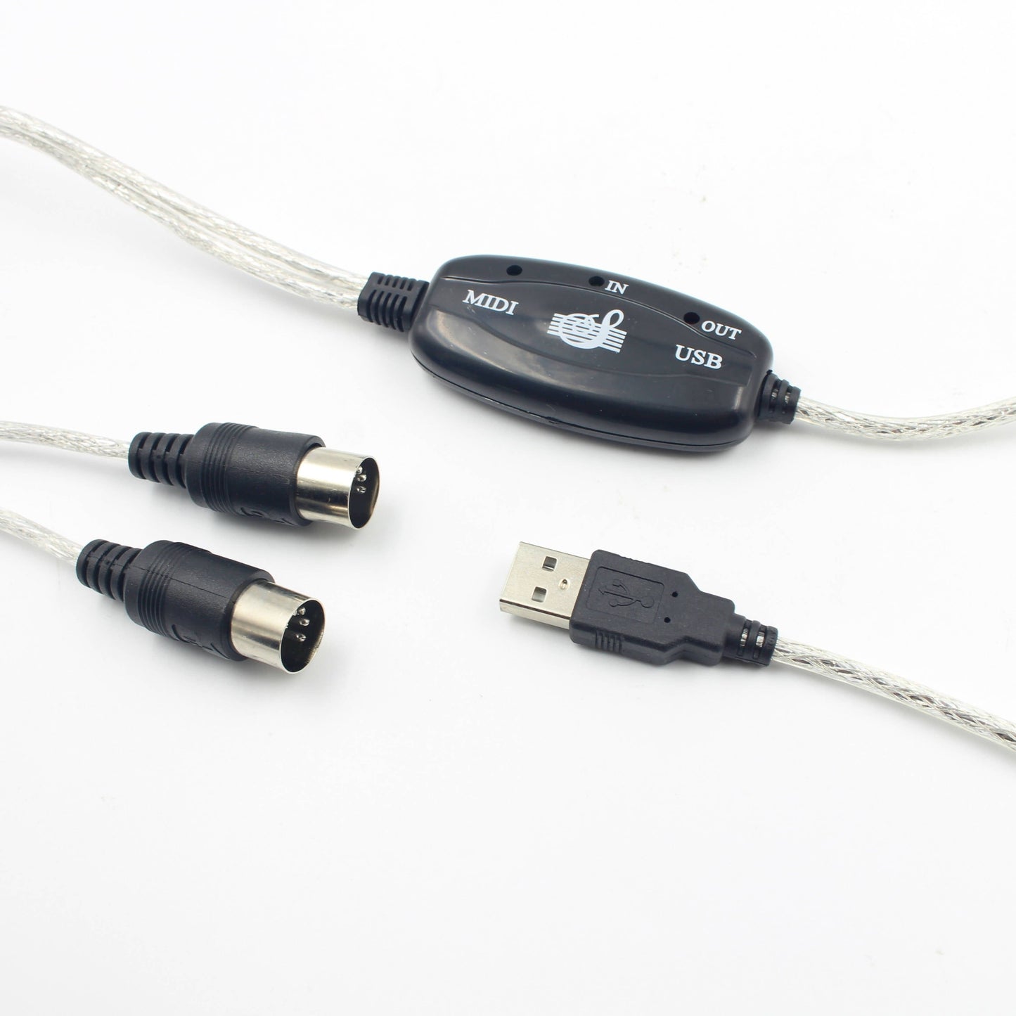 Provideolb Audio & Video Connectors & Adapters Conqueror Cable MIDI PC To Music Keyboard Adapter Converter 1.8 Meter - C84