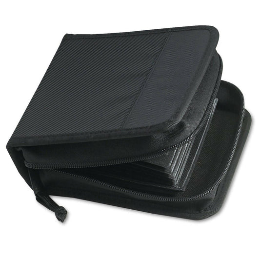 Provideolb DVD Cases CD / DVD Case Storage Organizer Booklet 32 Capacity Black Red Blue - CC1