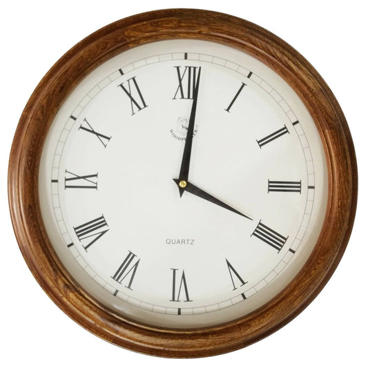 Provideolb Wall Clocks Woodpecker Quartz Analog Round Wall Clock 36cm Diameter - 7378