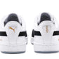 PUMA Kids Shoes 37 / White PUMA - Basket Patent Sneaker