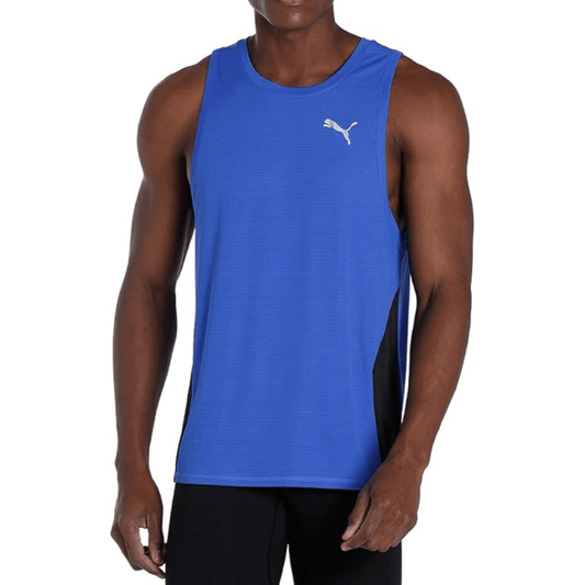 PUMA Mens sports S / Blue PUMA - Run Favorite Sleeveless T-Shirt