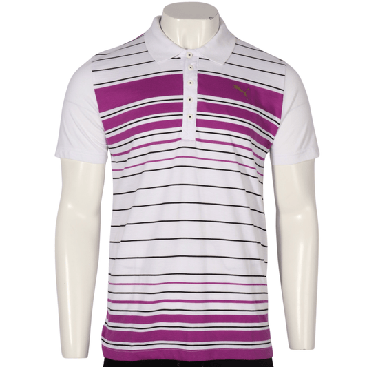 PUMA Mens Tops PUMA - Strippped deisgn Logo t-shirt
