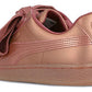 PUMA Womens Shoes PUMA - Basket Heart Copper Gold Skate Shoes