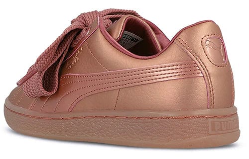 PUMA Womens Shoes PUMA - Basket Heart Copper Gold Skate Shoes