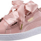 PUMA Womens Shoes 40.5 / Pink PUMA - Trainers Beige Basket Heart Patent Shoes