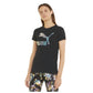 PUMA Womens Tops XS / Black PUMA - Crystal G. Cotton Graphic T-Shirt