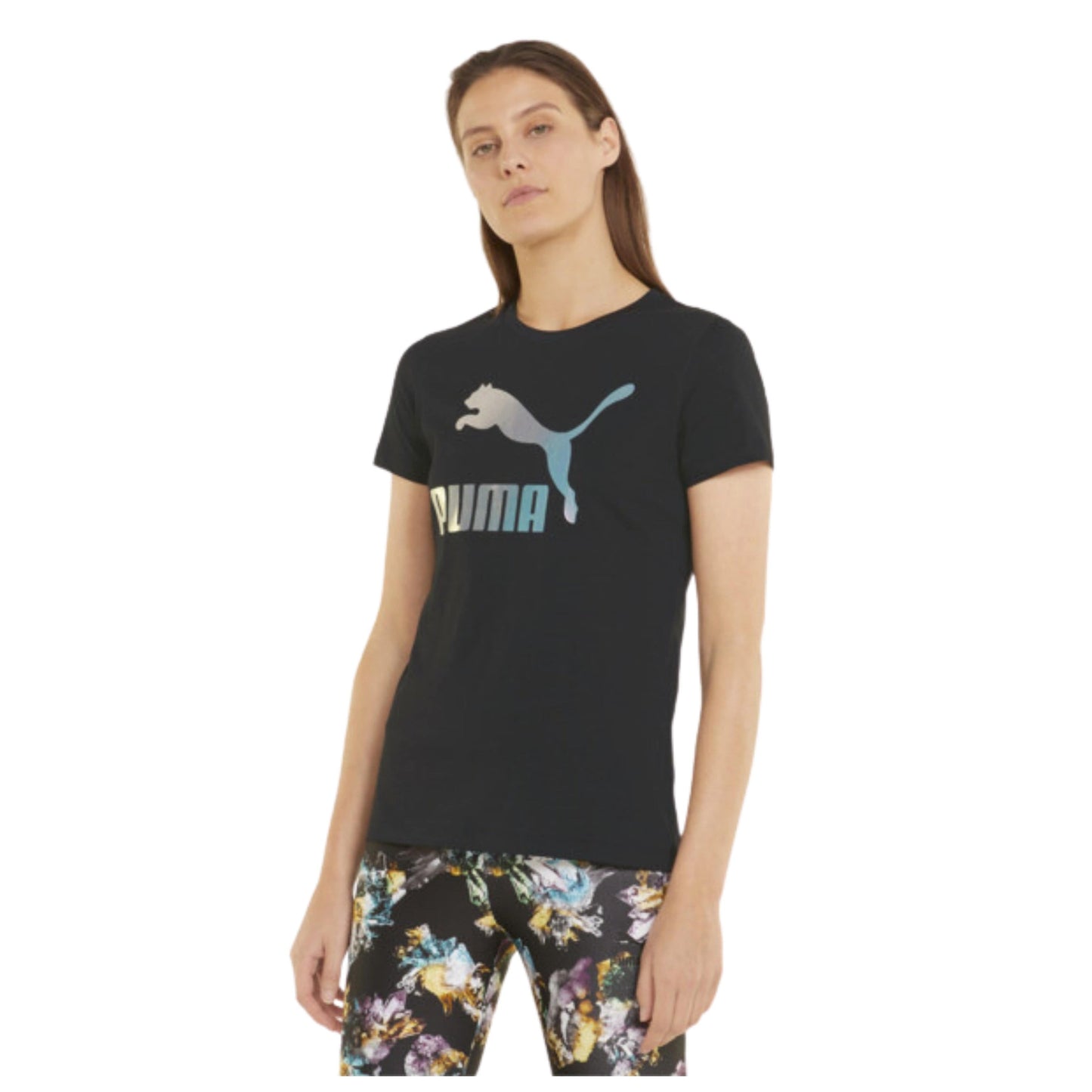 PUMA Womens Tops XS / Black PUMA - Crystal G. Cotton Graphic T-Shirt