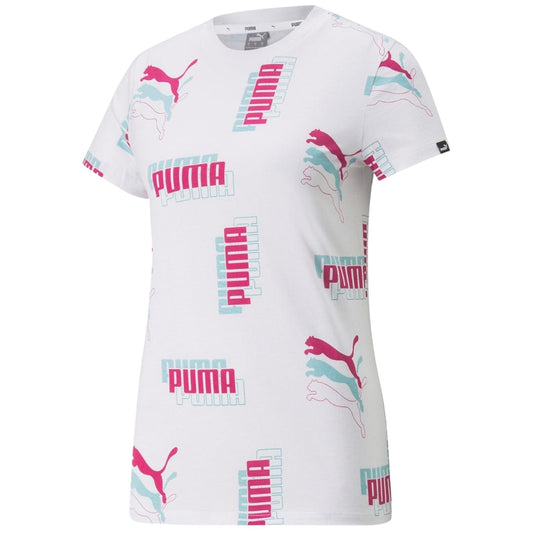 PUMA Womens Tops S / White PUMA - Power Logo T-Shirt