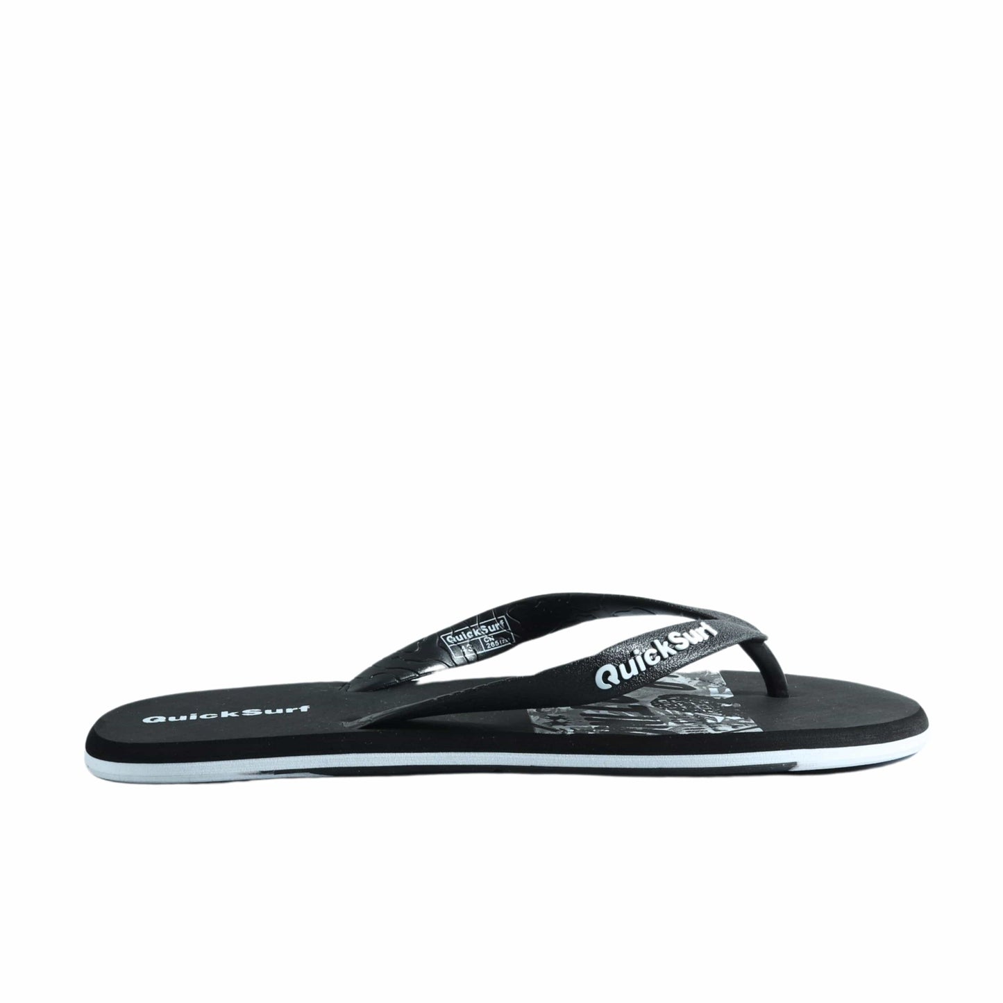 QUICK SURF Mens Shoes 43 / Black QUICK SURF - Graphic Thong Slipper