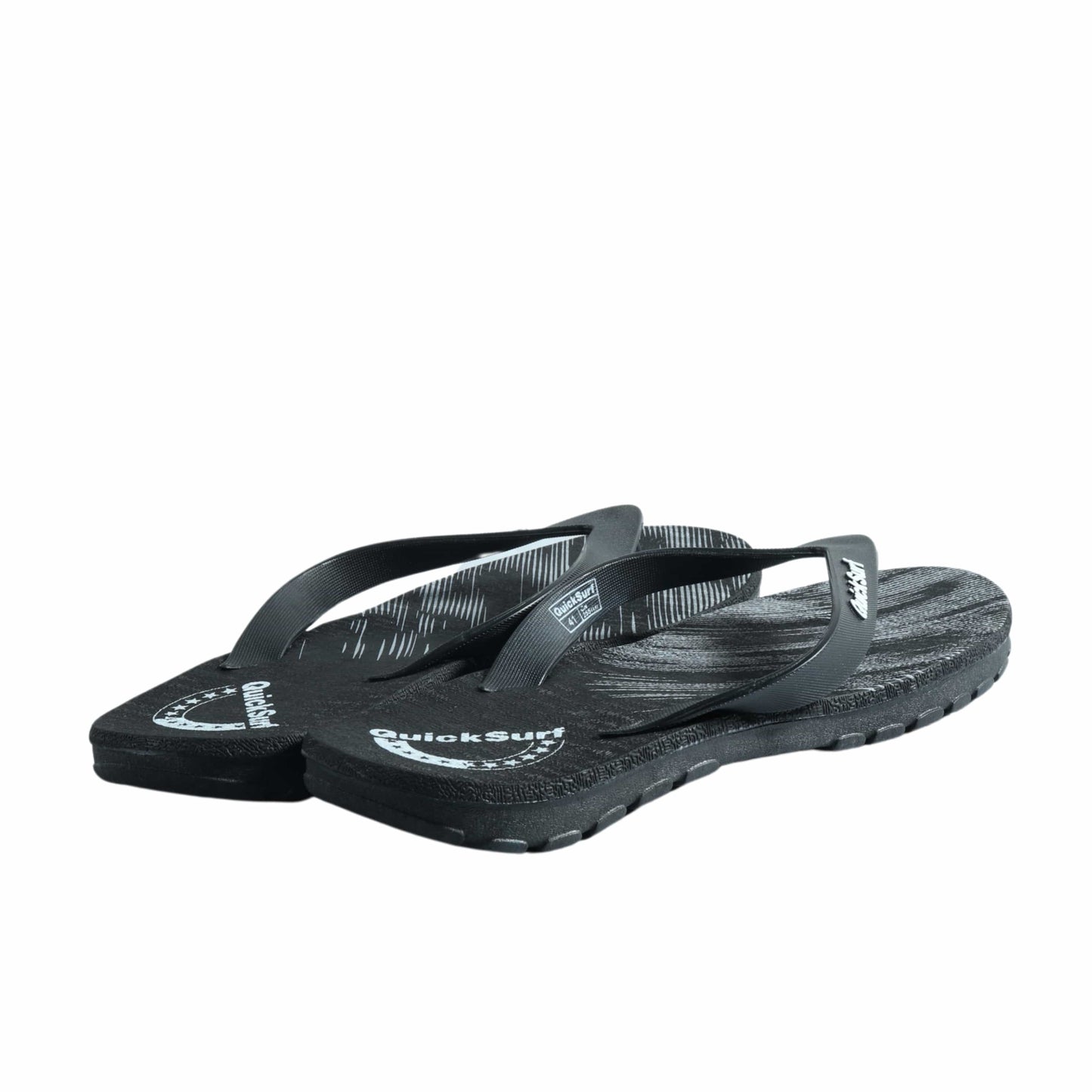 QUICK SURF Mens Shoes 41 / Black QUICK SURF - Printed Thong Slipper