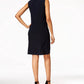 R&M RICHARDS Womens Dress L / Navy R&M RICHARDS - Embellished Dress & Duster Jacket
