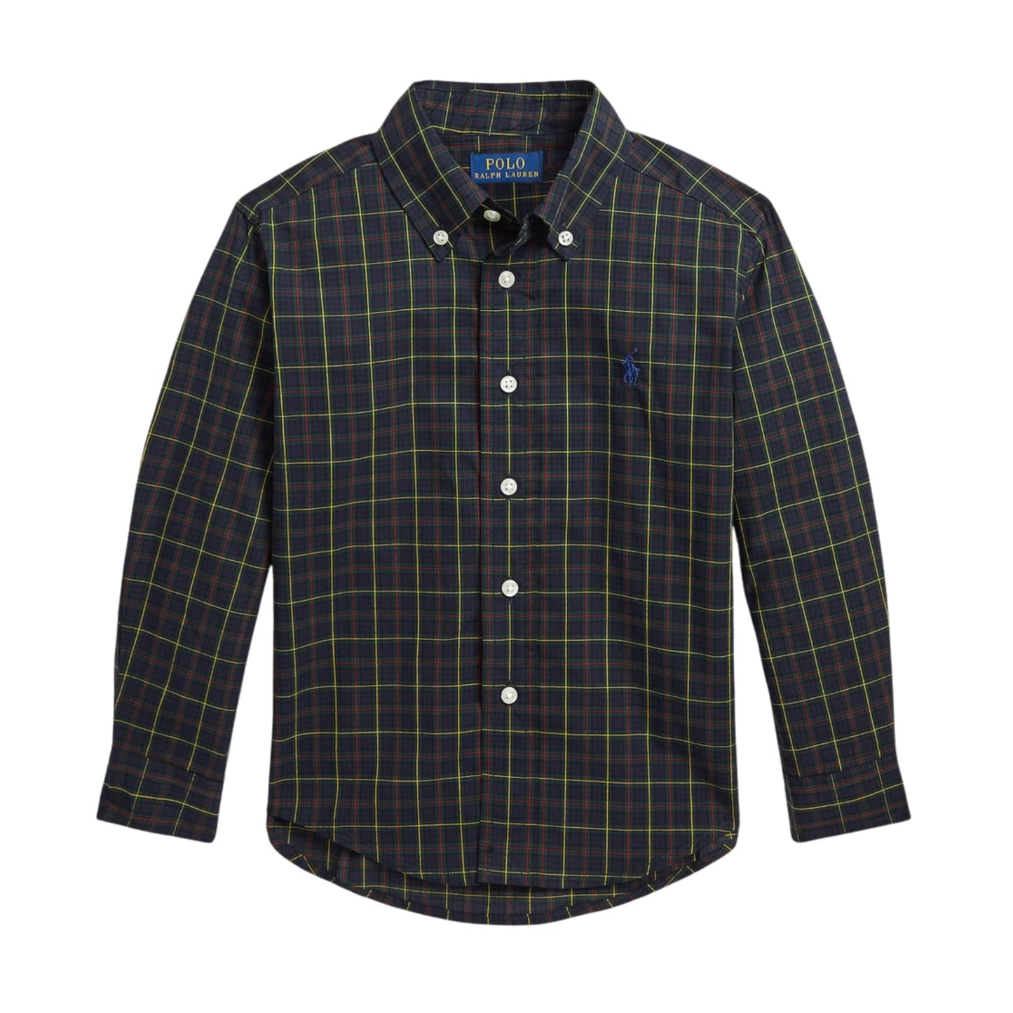 RALPH LAUREN Boys Tops 5 Years / Multi-Color RALPH LAUREN -  Plaid Cotton Poplin Shirt