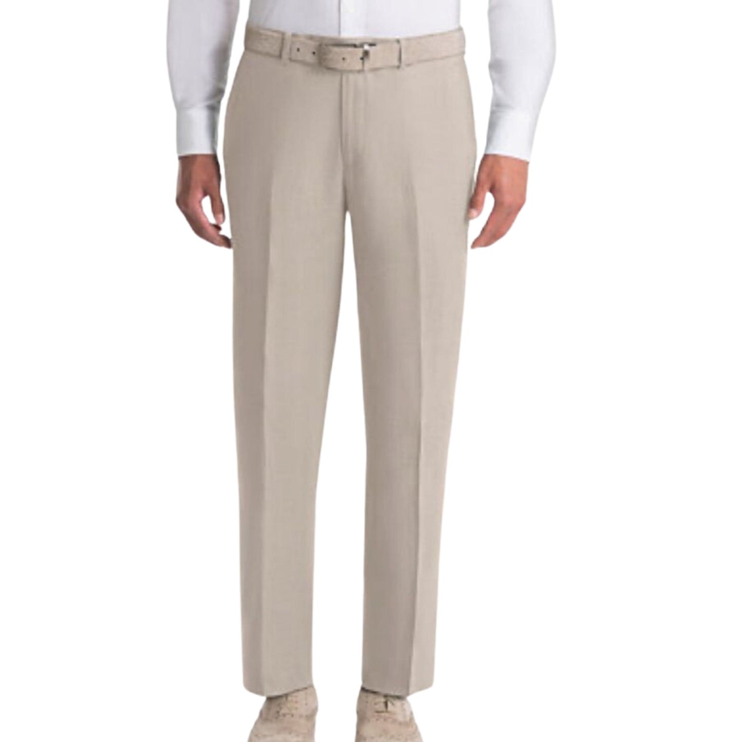 RALPH LAUREN Mens Bottoms M / Beige RALPH LAUREN -  Flat Front Dress Pants