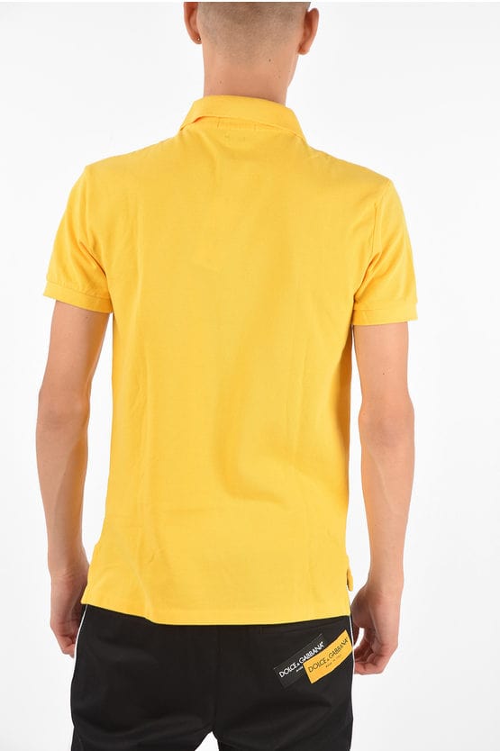 RALPH LAUREN Mens Tops S / Yellow RALPH LAUREN - Collar Neck T-shirt