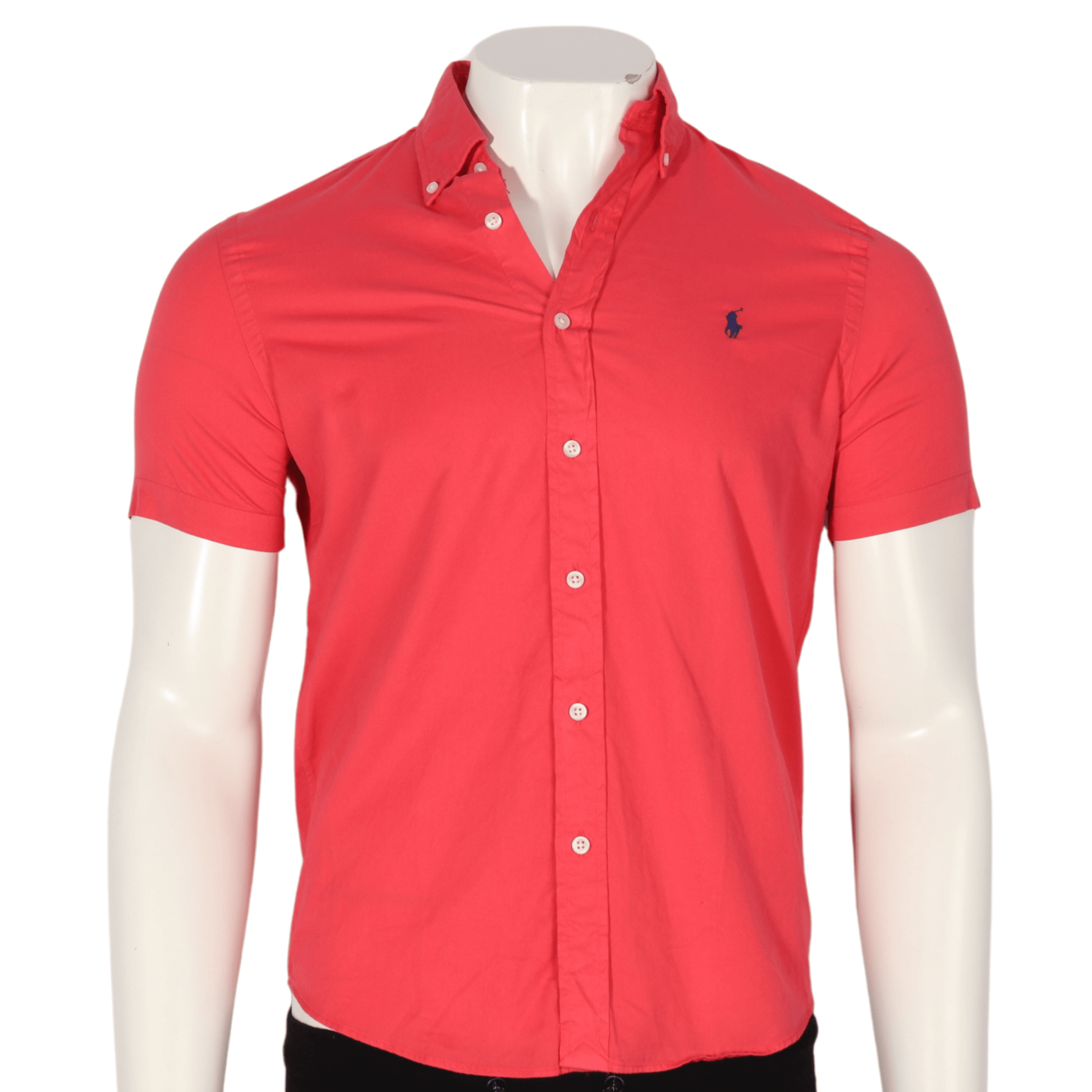 RALPH LAUREN Mens Tops S / Coral RALPH LAUREN - Cotton logo shirt