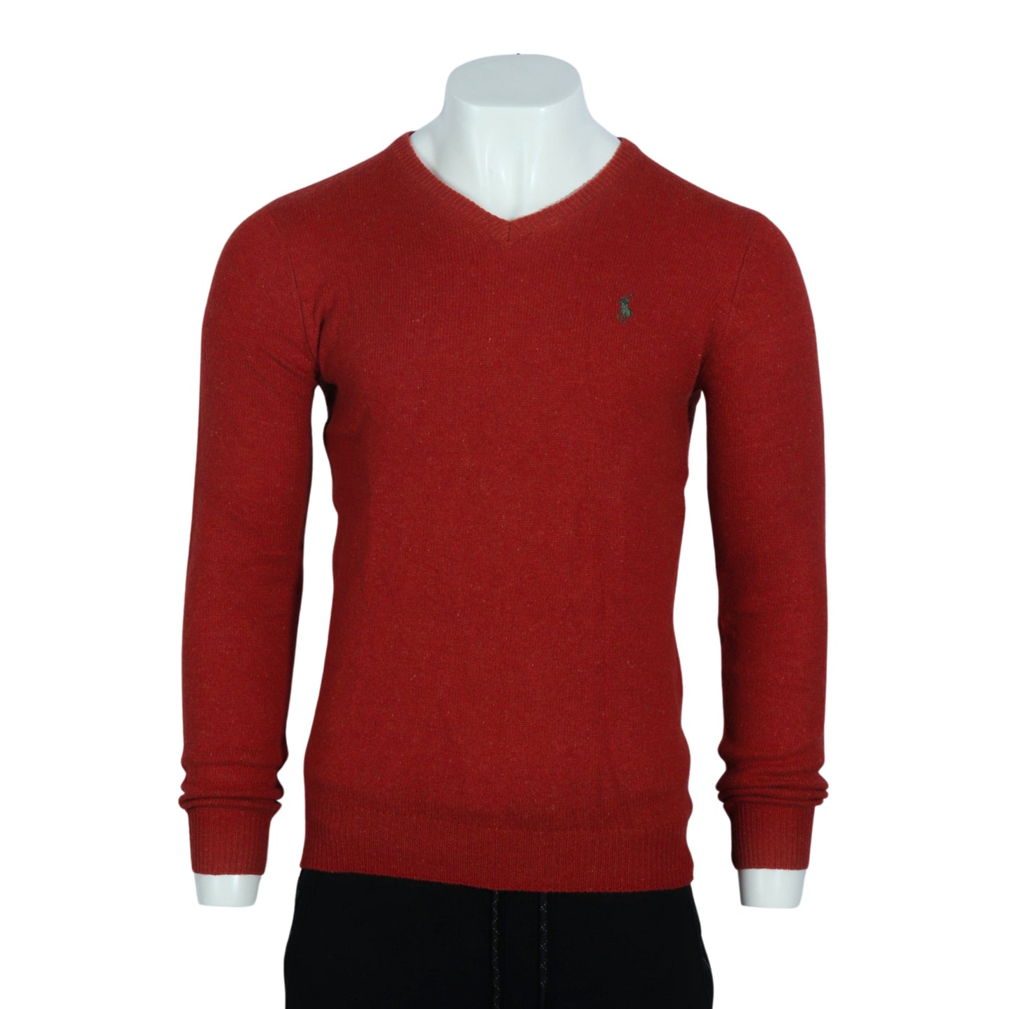 RALPH LAUREN Mens Tops XL / Red RALPH LAUREN -  Wool Polo sweater