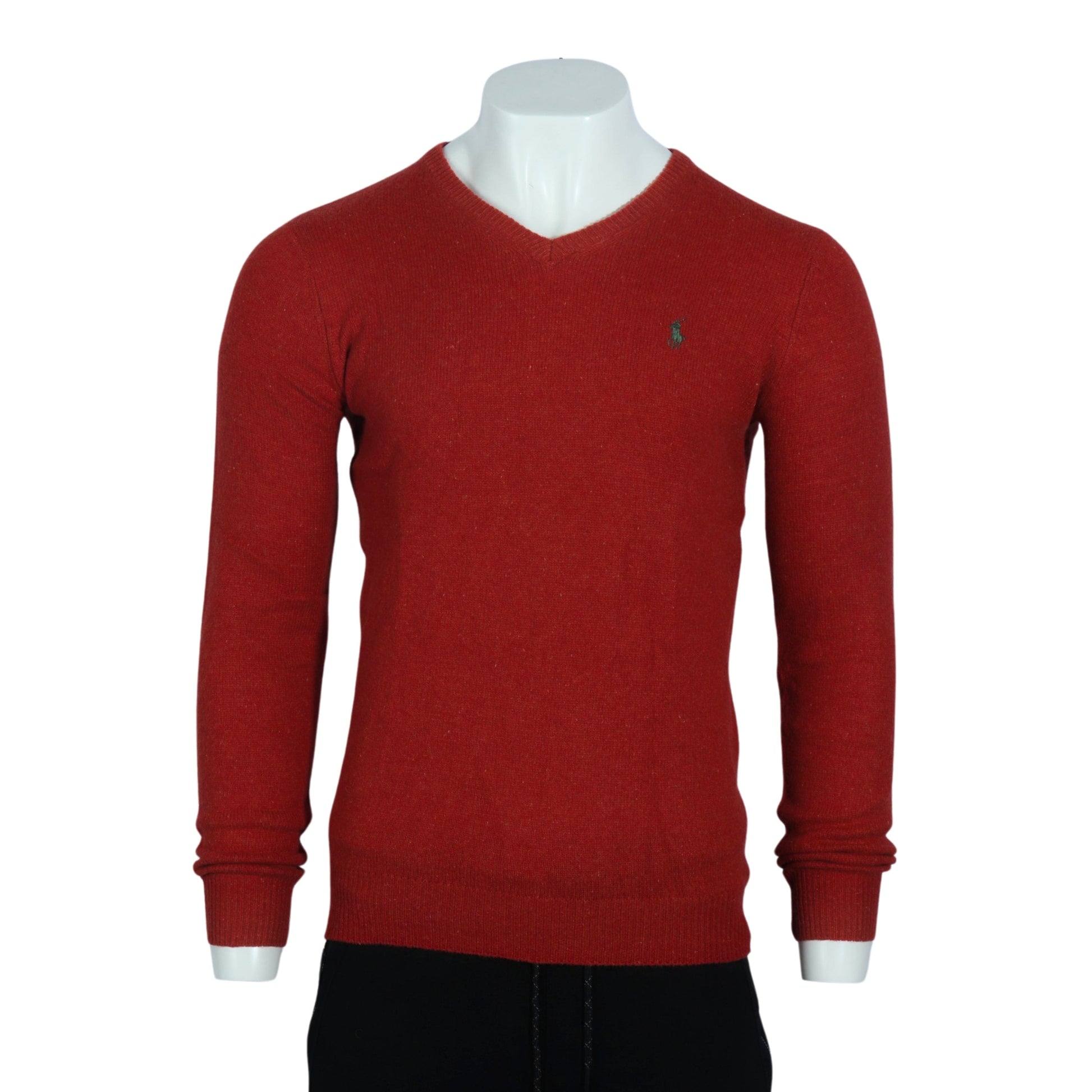 RALPH LAUREN Mens Tops XL / Red RALPH LAUREN -  Wool Polo sweater