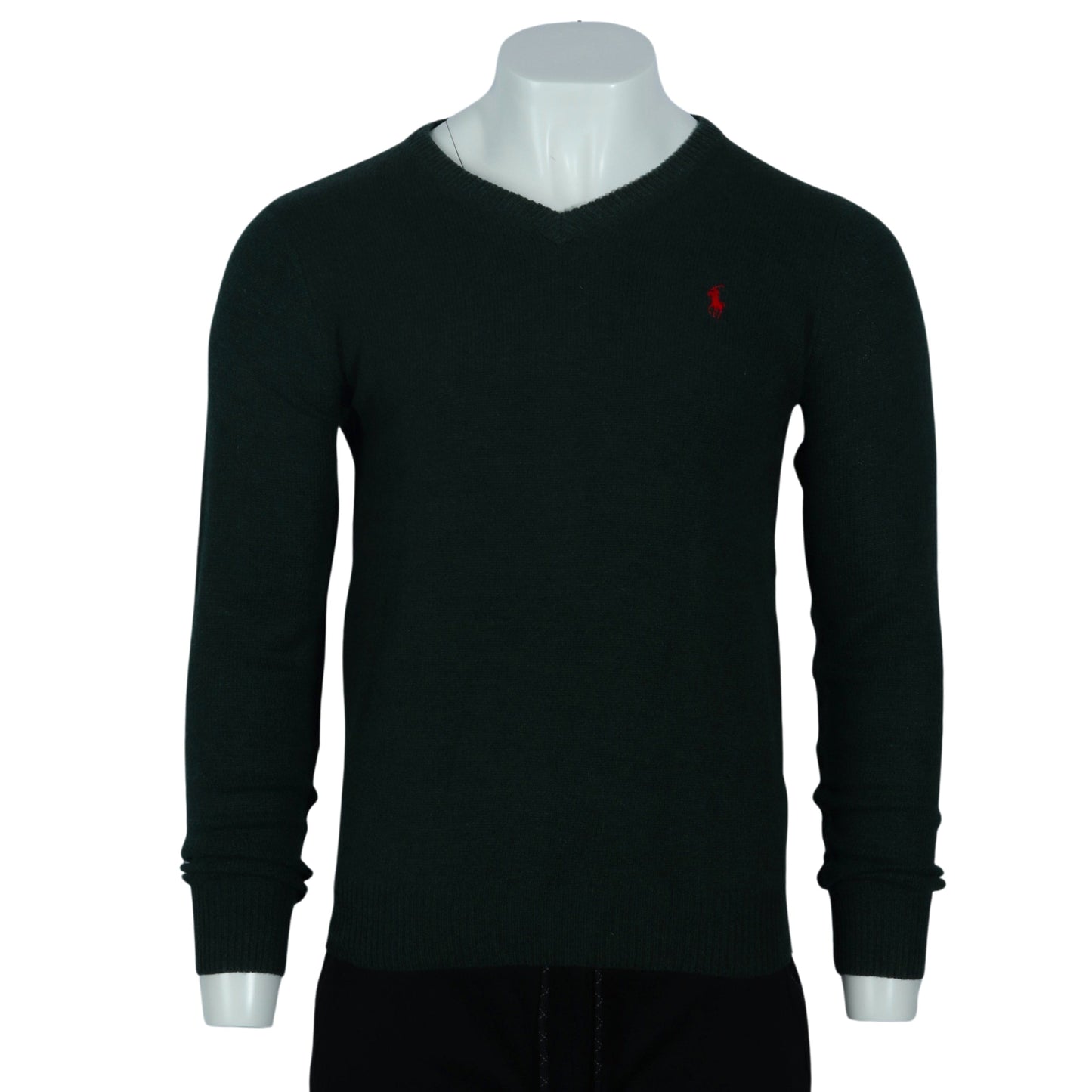 RALPH LAUREN Mens Tops M / Green RALPH LAUREN -  Wool Polo sweater