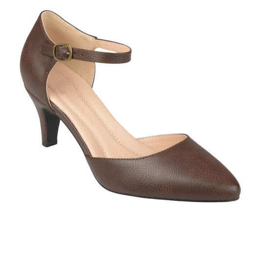 JOURNEE COLLECTION - Faux Leather Comfort Sole