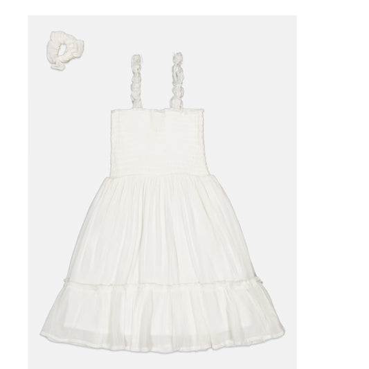 EPIC THREADS - KIDS - Solid Dress with Scrunchie, 2 Piece Set