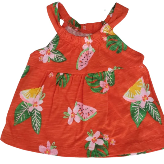 CARTER'S - BABY -  2-Piece Floral Tank and Short Set