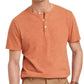 GOODFELLOW & CO - Short Sleeve Henley T-Shirt