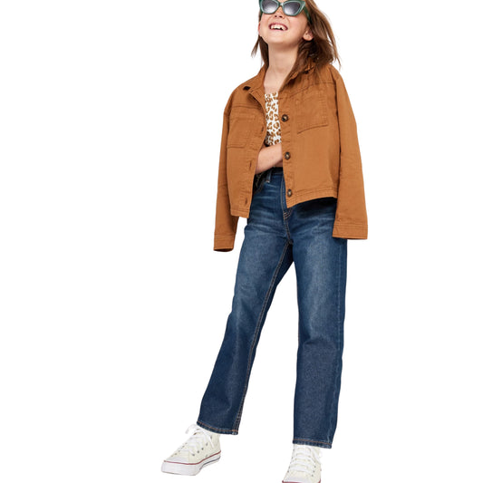 OLD NAVY - High-Waisted Slouchy Straight Built-In Tough Denim