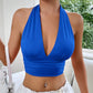 Fitted Halter Cropped Top