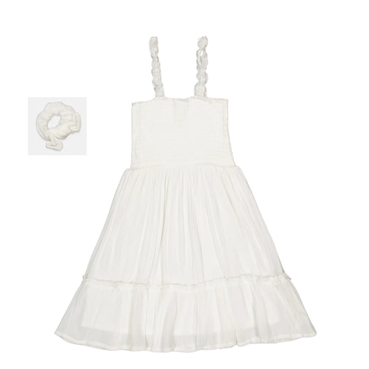 EPIC THREADS - KIDS - Solid Dress with Scrunchie, 2 Piece Set