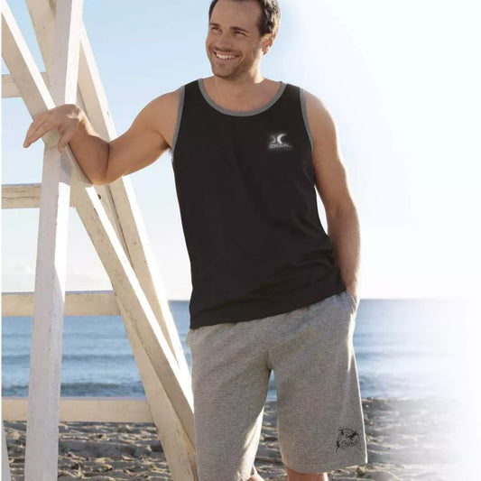 ATLAS FOR MEN - Sleeveless Round  Neck T-Shirts