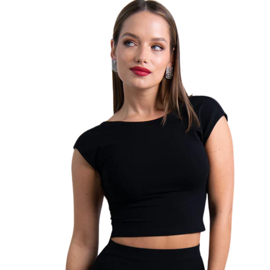 ALCOTT - Open Back T-Shirt