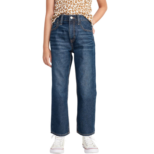 OLD NAVY - High-Waisted Slouchy Straight Built-In Tough Denim