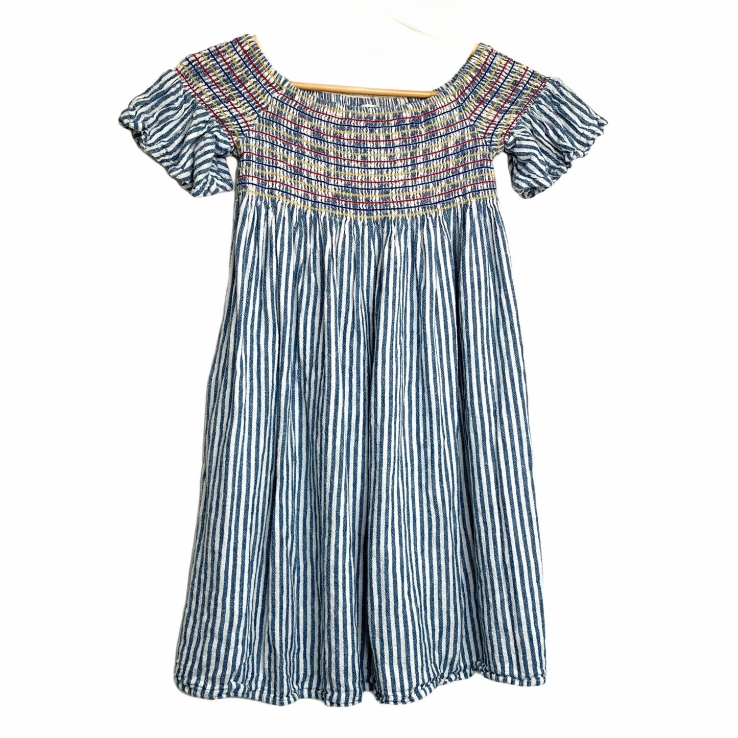 CAT & JACK - Kids -  Linen Blend Smocked Stripe