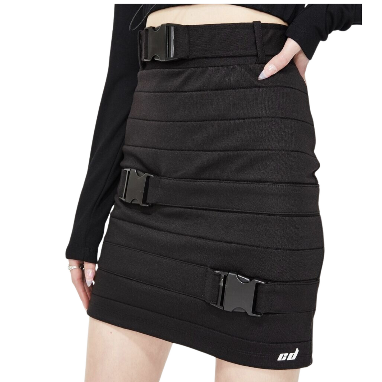 CRIMINAL DAMAGE - Buckle Detail Skirt