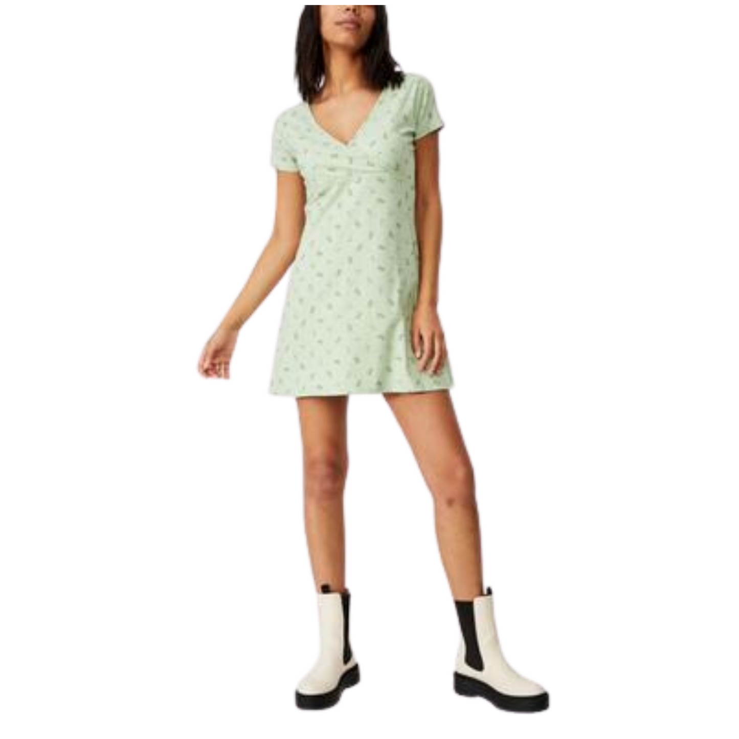 COTTON ON - Bessie Cross Over Mini Dress