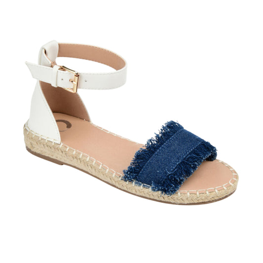 JOURNEE COLLECTION - Espadrille Denim Sandals