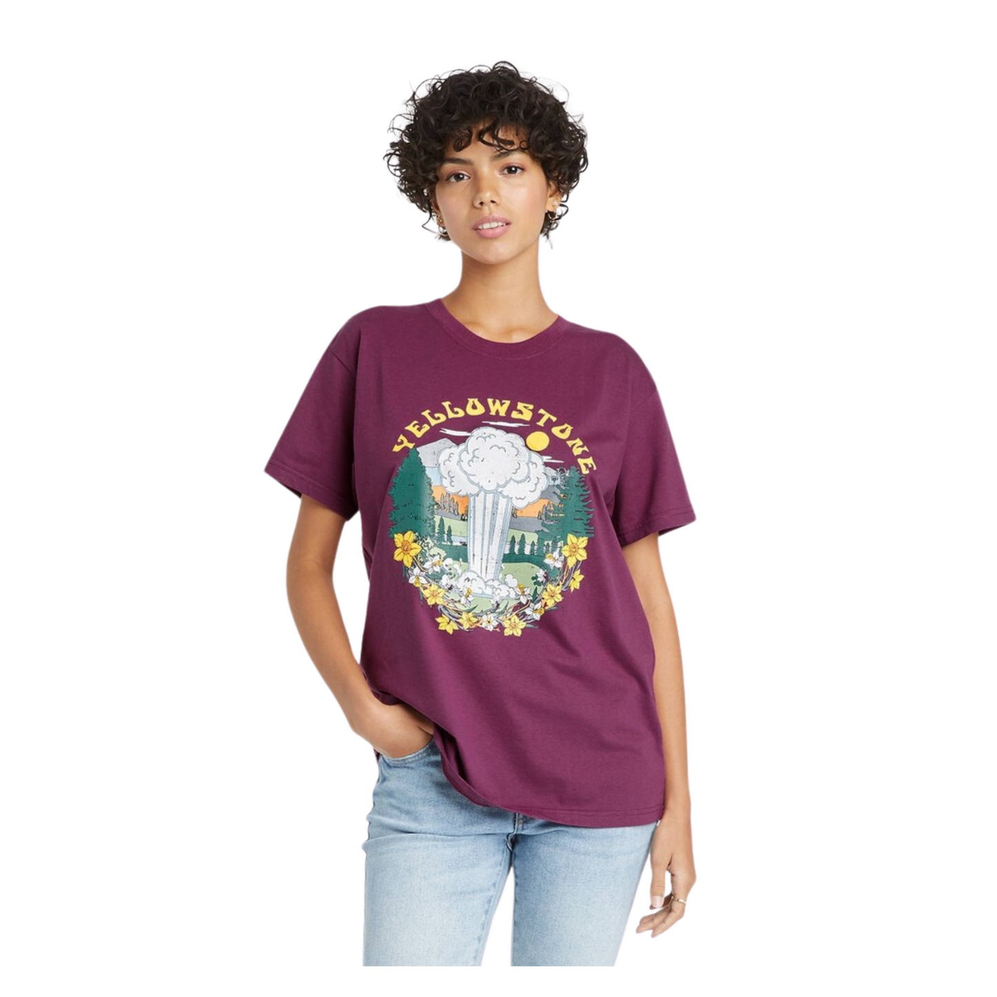 NATIONAL PARK FOUNDATION - Yellowstone Hot Springs Short Sleeve Graphic T-Shirt