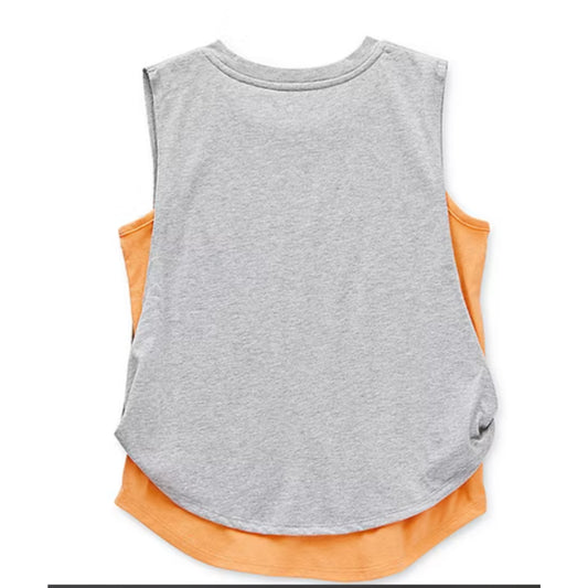XERSION -  Little & Big Girls Round Neck Tank Top
